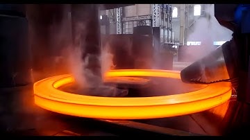 We not only produces large forged rings but also smaller ones, ranging from 73mm to 15.673 meters.