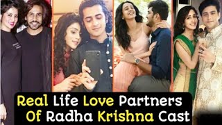 Real Life Love Partners Of Radha Krishna Serial All Star Cast | Sumedh mudgalkr | Mallika singh |