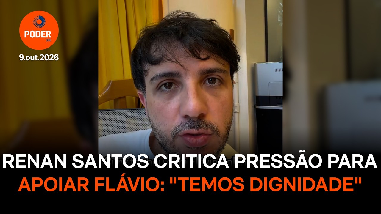 Renan critica pressão para apoiar Flávio: “Temos dignidade”