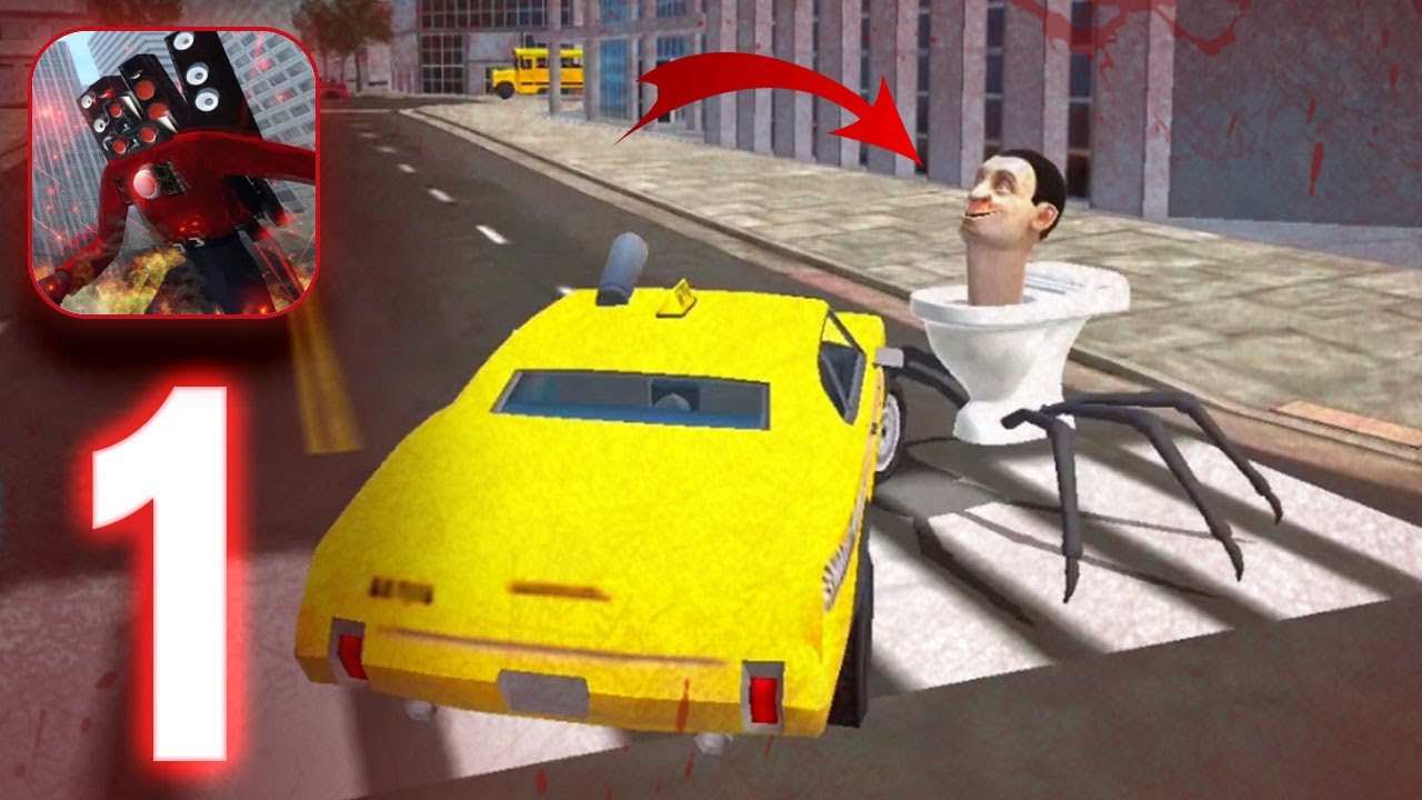 Toilet Monster Rope Gameplay walkthrough Part 1 (iOS, Android)