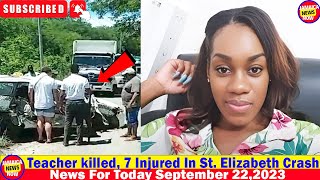 Teacher killed, 7 injured in St  Elizabeth crash