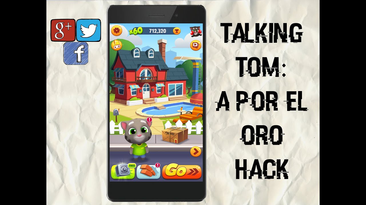Talking Tom ¡A por el oro! v1.5.0.634 HACK Ilimitado no root