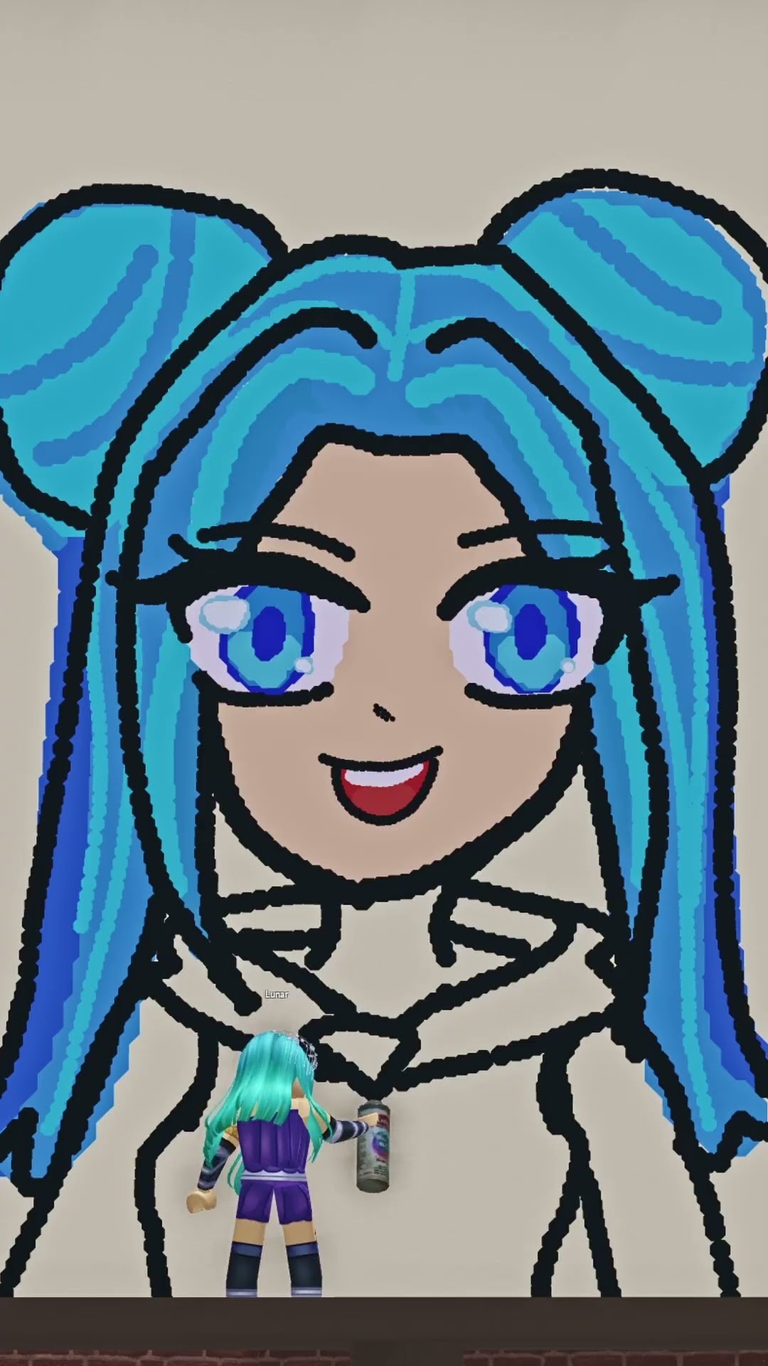 I paid her $1 to Draw Me in Roblox!