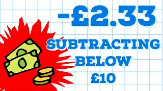 Subtracting Money Below 10 10 E10