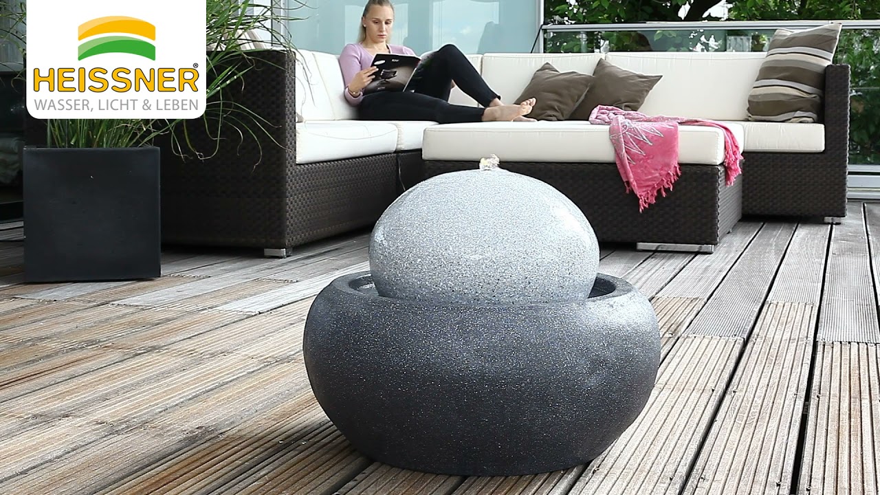 HEISSNER Terrassenbrunnen-Set ORION LED (016605-13)