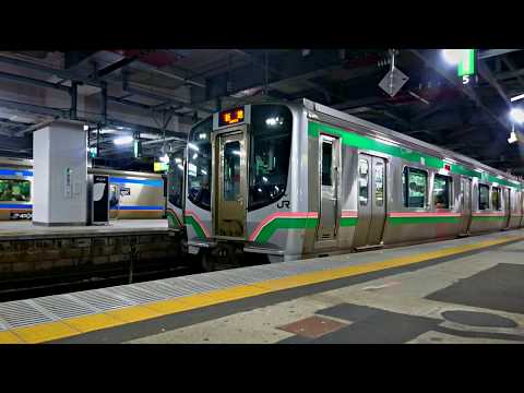 JR常磐線 E721系1000番台 新地行き  仙台駅発車  JR-EAST E721 Series Departure