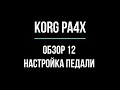 KORG Pa4X ОБЗОР 12 НАСТРОЙКА ПЕДАЛИ (DAMPER) (2020-1008)