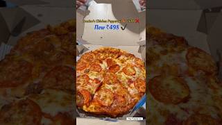 #ad Domino’s Chicken Pepperoni Pizza 🍕 ₹698❌ Now at just ₹498🤩🔥 Use Code-UNIQ1324 #dominos #pizza