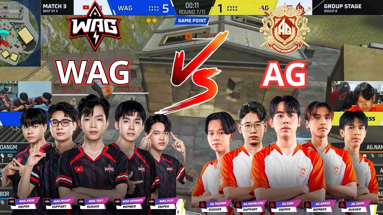 BÙNG NỔ CẢM XÚC KHI WAG HUỶ DIỆT AG VỚI LINE UP CỰC MỚI.