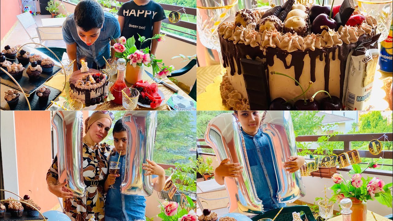 روتين يوم عيد ميلاد ولدي🎊#vlog شاركت معاكم الاجواء الكل🎉بأفكار بسيطة برشا فرحتهم🎂 تحضير قاتو روعة