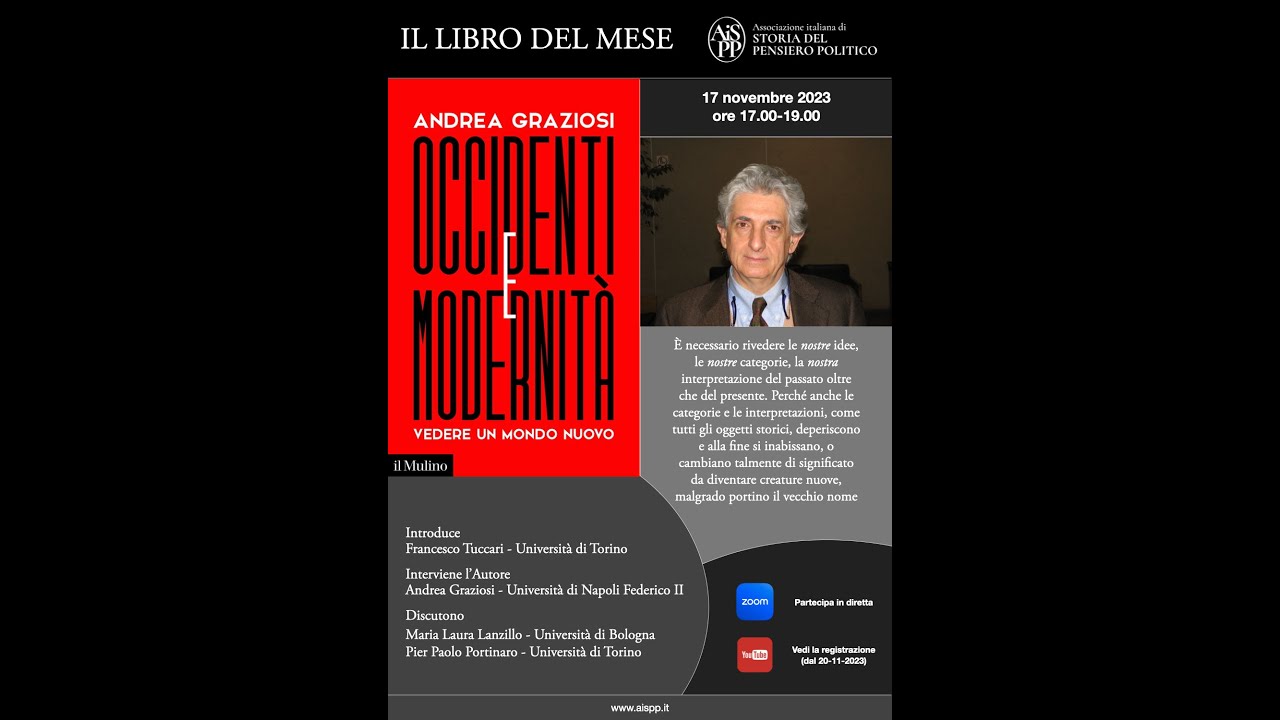 Il libro del mese n. 8 – Andrea Graziosi, Occidenti e modernità – 17 novembre 2023