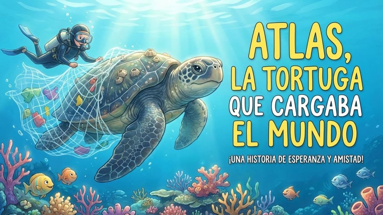 🐢 Atlas: La Tortuga que Cargaba el Mundo y el Humano que le Devolvió la Vida ✨