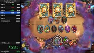 Hearthstone: Rastakhan Rumble Run Speedrun (Warlock) in 32:37 (beaten)