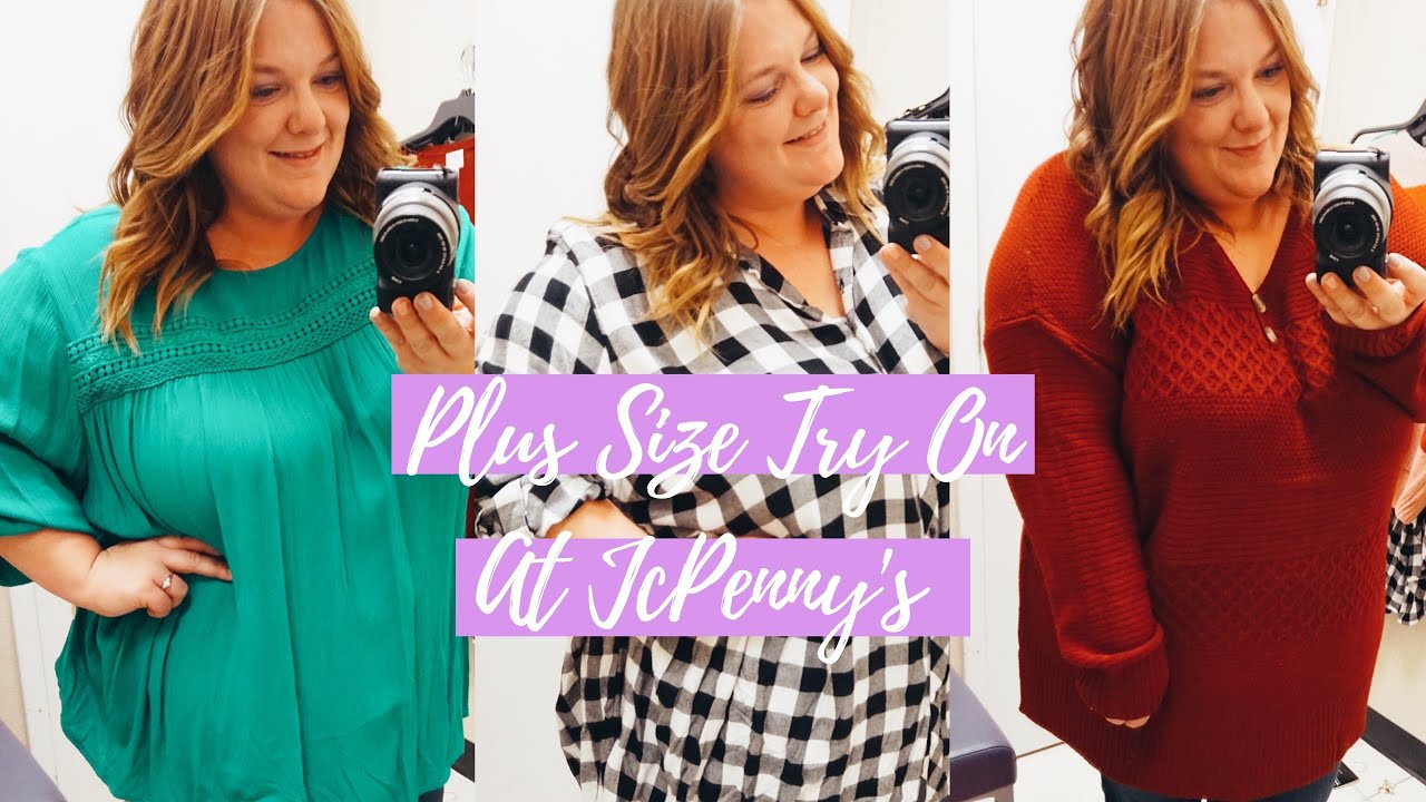 Plus Size Try On // At JcPenny's - YouTube