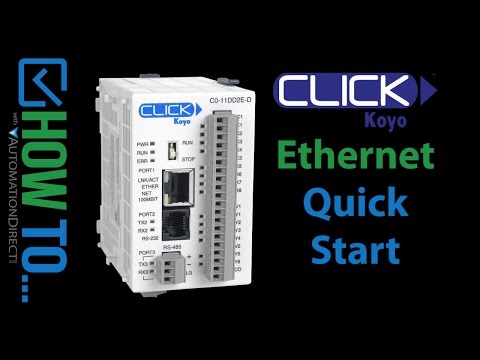 CLICK Ethernet PLC - Quick Start