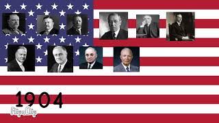 Timeline of alive US presidents (1732 - 2024)