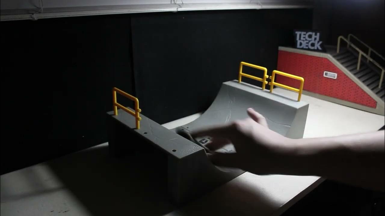 Throwback Session With The Tech Deck Triple Set Combo Ramp YouTube