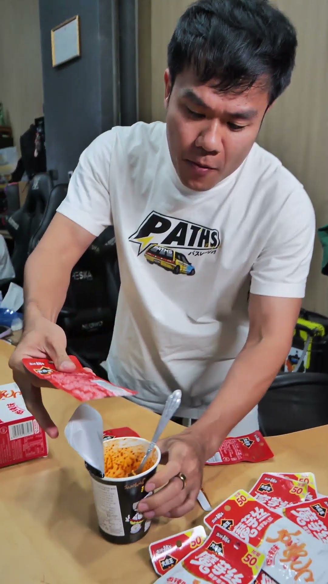 โคตรรรอร่อย!! บุกหมาล่ารสจัดๆ เข้มๆ ??️? #หมึกกรุบ  #บี้ลองของ #บี้เดอะสกา #bietheska