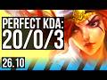 KATARINA vs MALZAHAR (MID) | Perfect KDA: 20/0/3 | EUW Grandmaster | 26.10