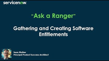 Gathering and Creating Software Entitlements