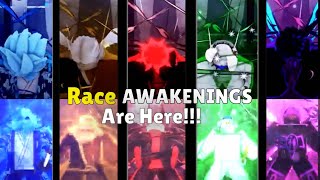 ALL RACE V4 AWAKENINGS (Blox Fruits) BROKEN AF - BiliBili