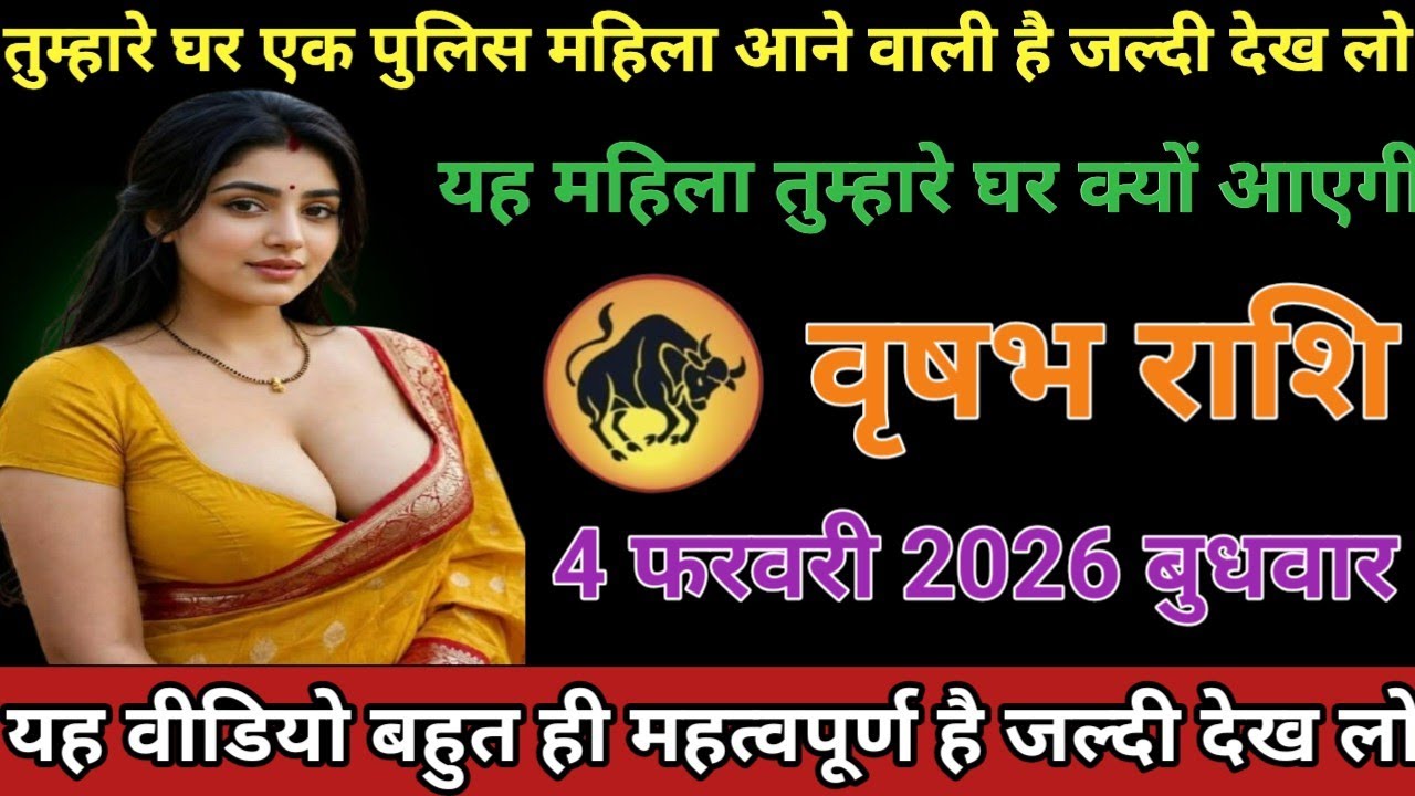 #वृषभ राशि वालों तुम्हारे घर एक पुलिस महिला आने वाली है या महिला तुम्हारे घर क्यों आएगी#