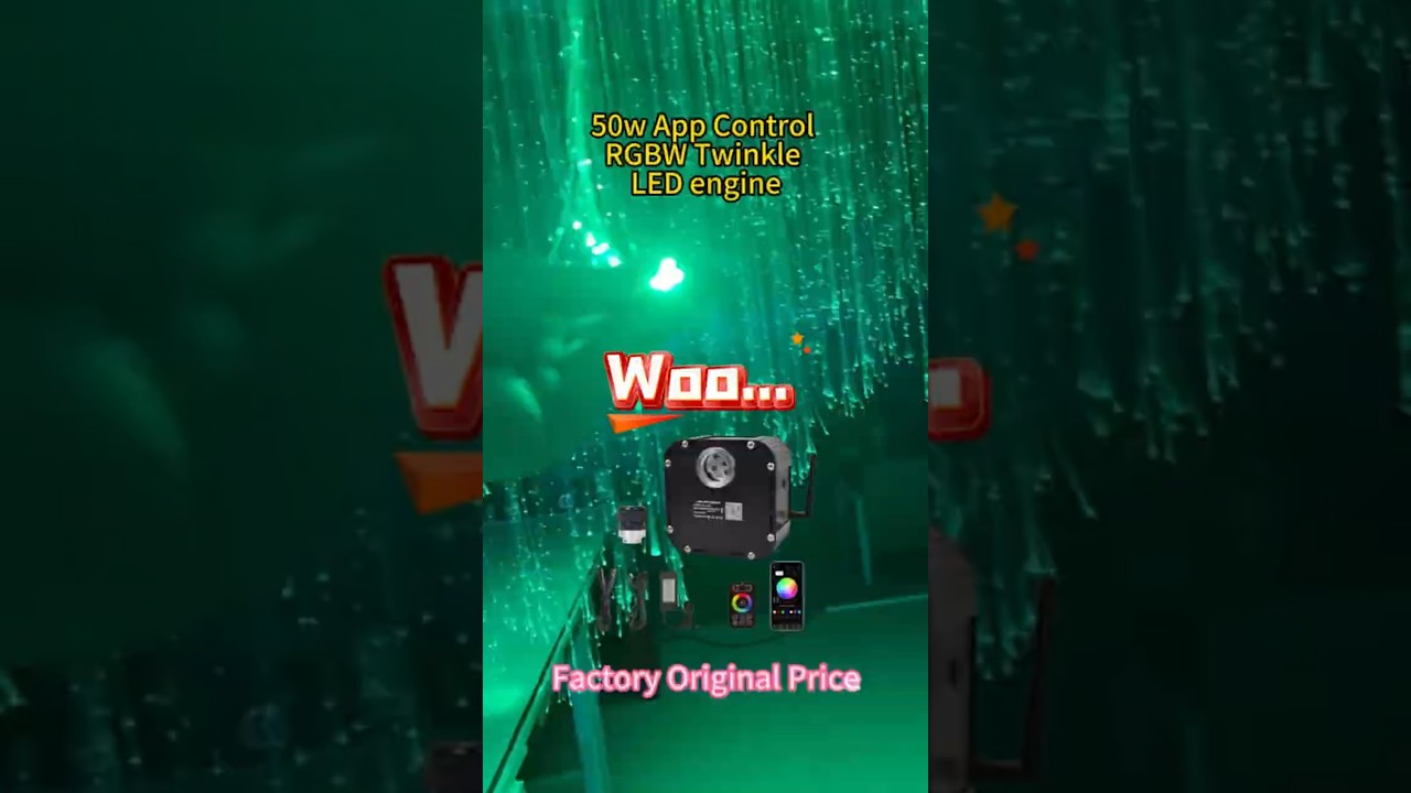 Straighten Dot Optic Fiber Project Demo, enjoy the Gorgeous and Luxury