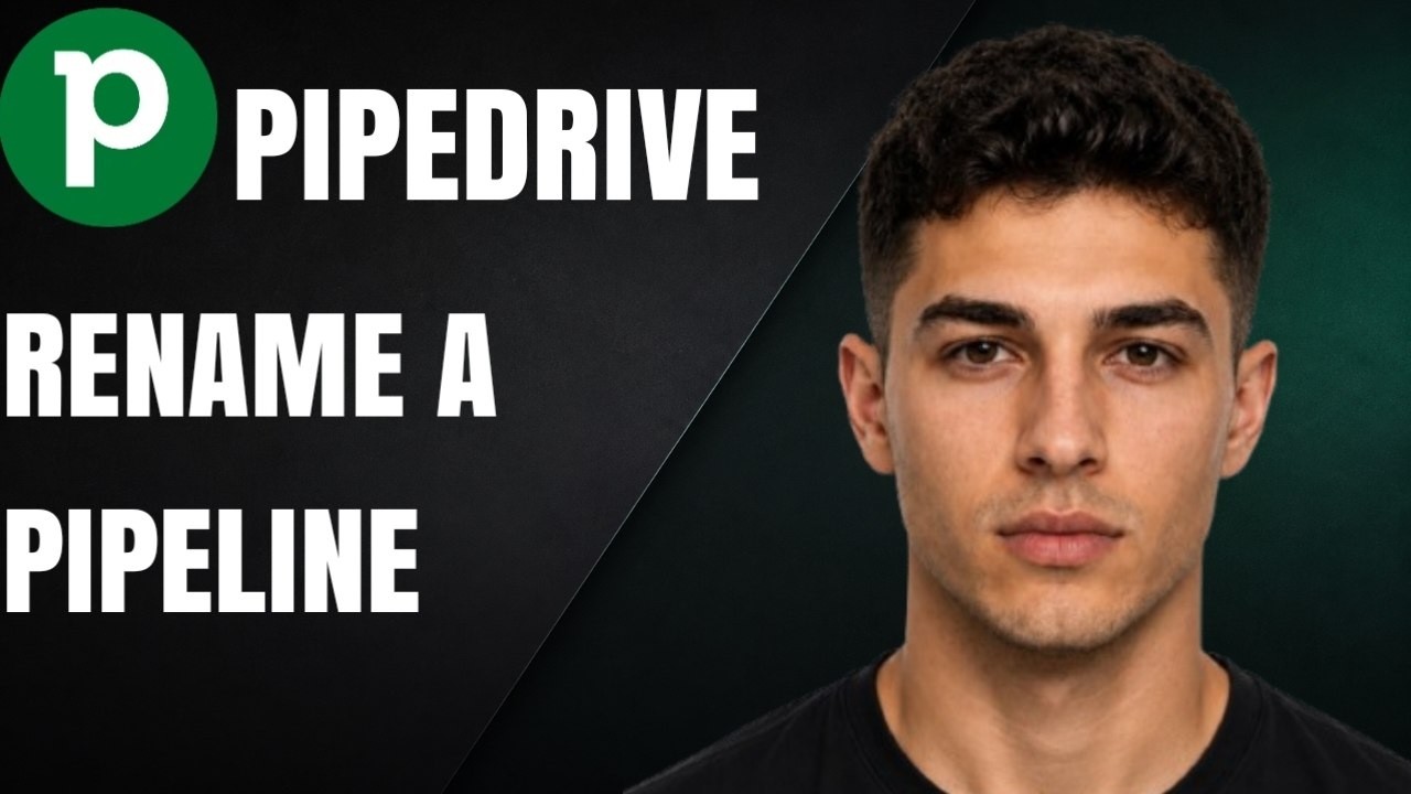 How To Rename A Pipeline In Pipedrive - YouTube