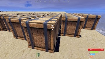 Loot from 100 normal crates in Rust recycler included (raw footage)