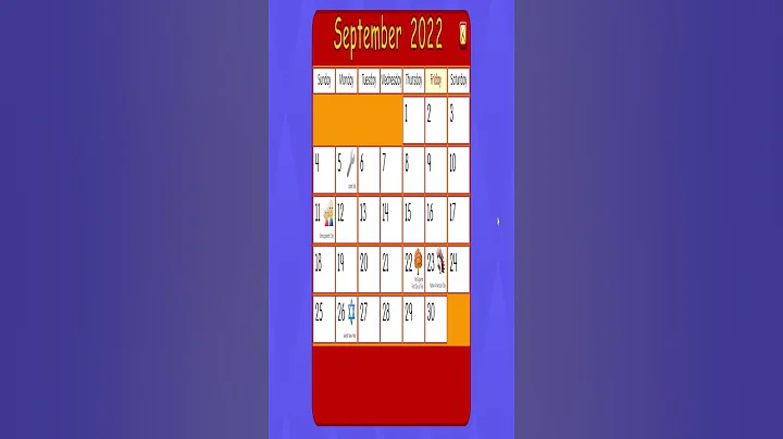 Starfall Calendar - September 22, 2022 and 9/22/2022 (First Day of Fall 2022)