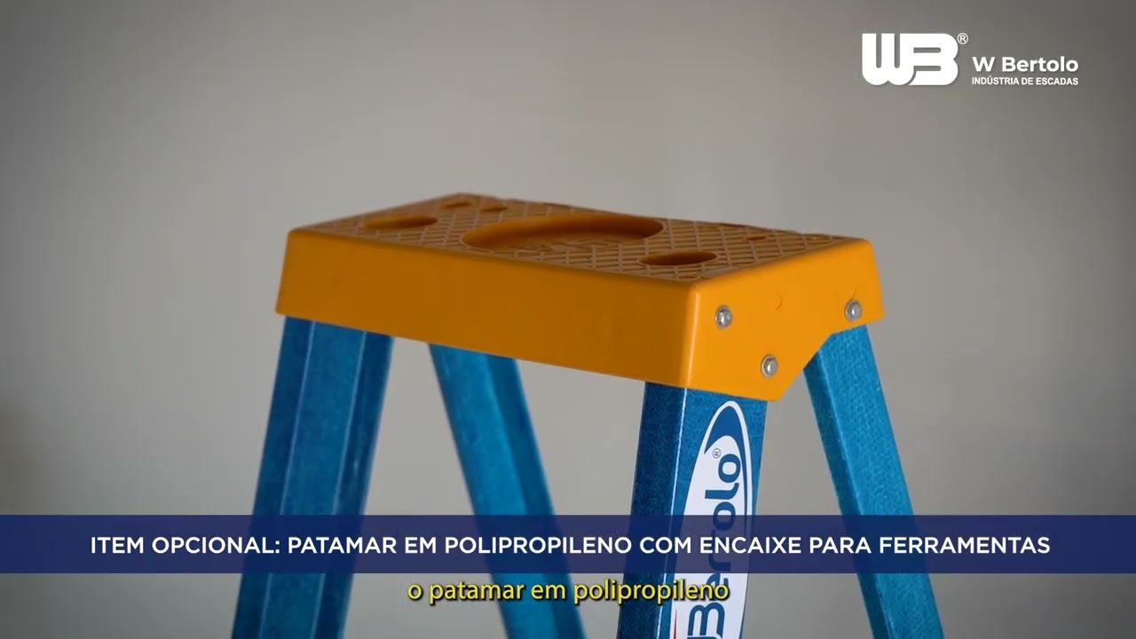 Escada Tesoura Dupla Premium | W Bertolo - Indústria de Escadas