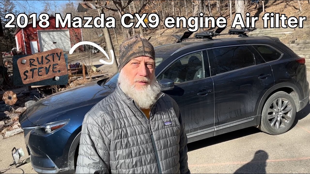 2018 Mazda CX9 engine Air Filter YouTube