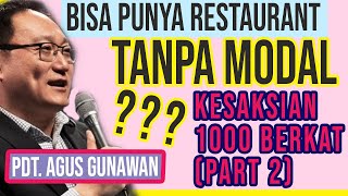 Firman Tuhan Hari Ini - Day 11 : 1000 Berkat [PART 2] - Pdt. Agus Gunawan
