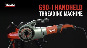 RIDGID 690-I Handheld Threading Machine