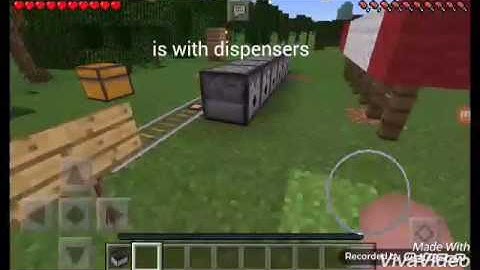 How to use a detector rail minecraft PE