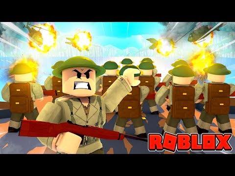 Roblox Ww2 D Day Beach Invasion Roblox World War 2 Youtube - war blox win the battle roblox