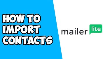 How To Import Contacts To Mailerlite