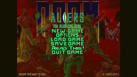 ALIENS: Eradication TC with DOOM THE WAY ID DID (e1m1, Communications Bridge)