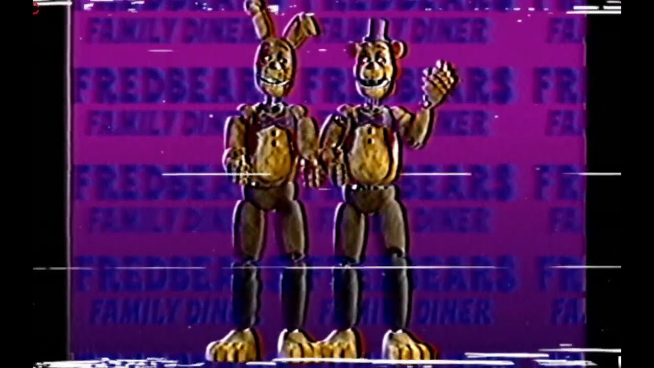 Training tape of fredbear (FNAF/VHS)