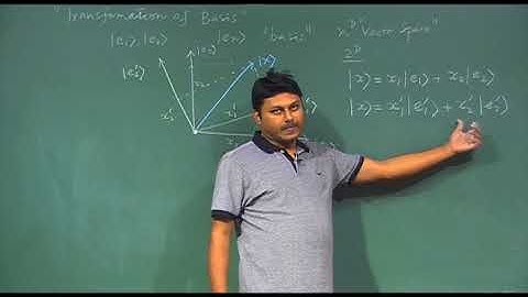 Transformation of Basis