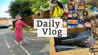 Daily Vlog | Cumparaturi alimentare din Lidl si Auchan, gatim impreuna, placa noua pentru par