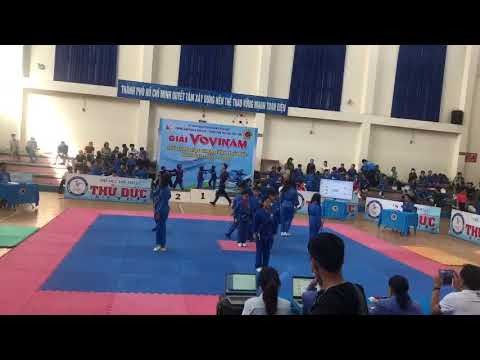HCB võ nhạc Vovinam giải thể thao học sinh quận TĐ 2020-2021.