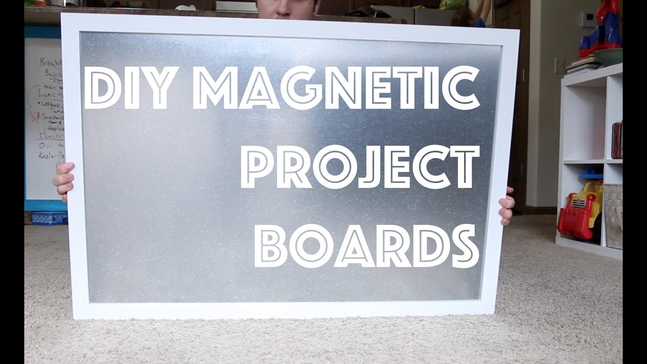 Magnetic Board DIY  Diy magnet board, Magnetic board, Metal board