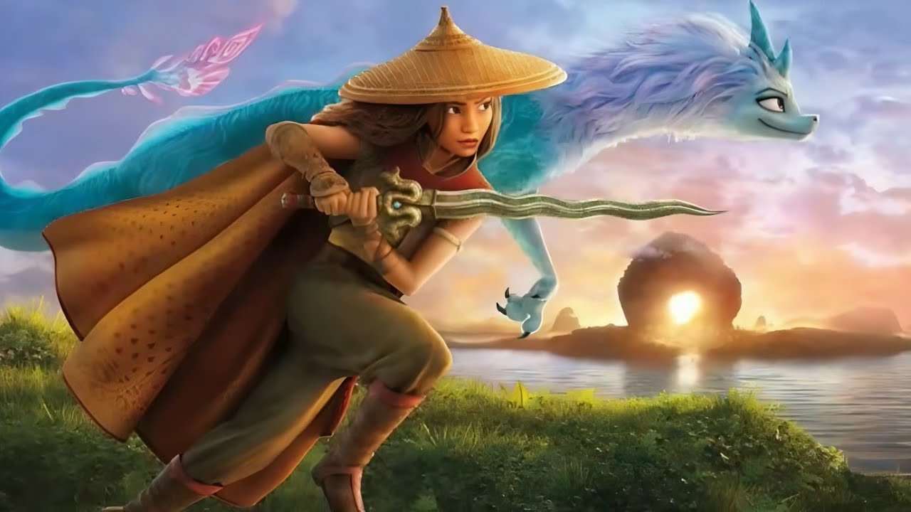 بنت شجاعة بتضحى بنفسها وبتنقذ اخر تنين فى العالم علشان ترجع الحياة للبشر | raya and the last dragon