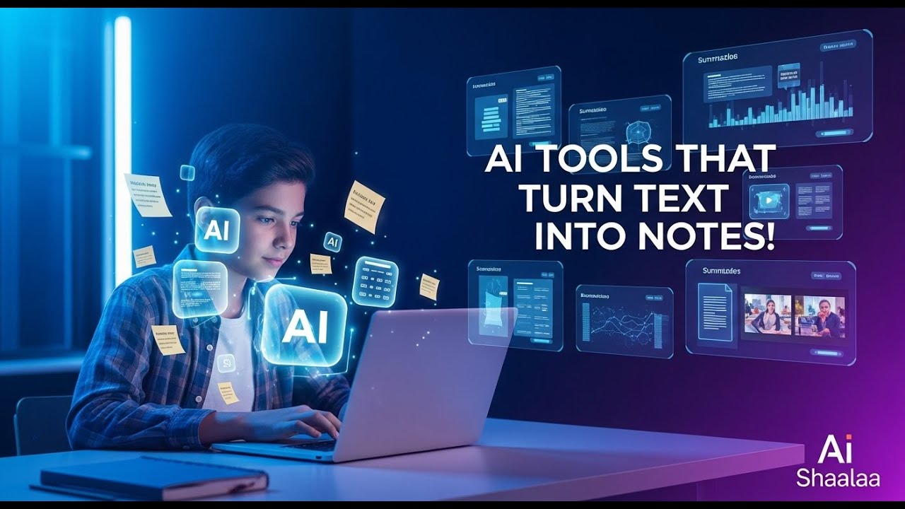 Top AI Tools That Turn Text & Videos Into Study Notes | Best AI Study ...
