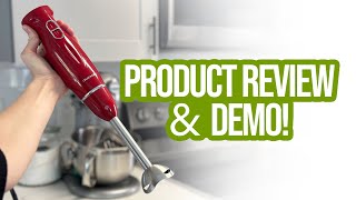 OVENTE Electric Immersion Hand Blender Review and Demo