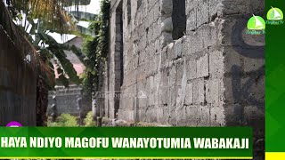 HAYA NDIYO MAGOFU WANAYOTUMIA WABAKAJI