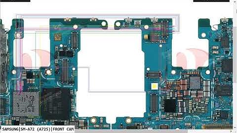 Samsung A72 SM A725 FORNT CAMERA Error Notwarking Not Open Problem Hardware Solution