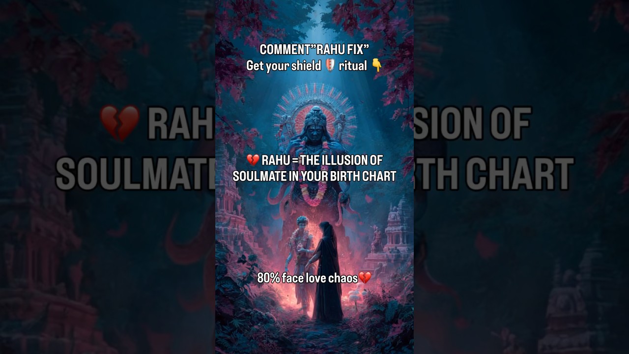 💔 RAHU = THE ILLUSION OF SOULMATE IN YOUR BIRTH CHART