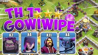 TRAINING GOLEM WITCH WIZARD PEKKA TH 11 (GOWIWIPE) - STRATEGI DARAT TH 11 | COC INDONESIA